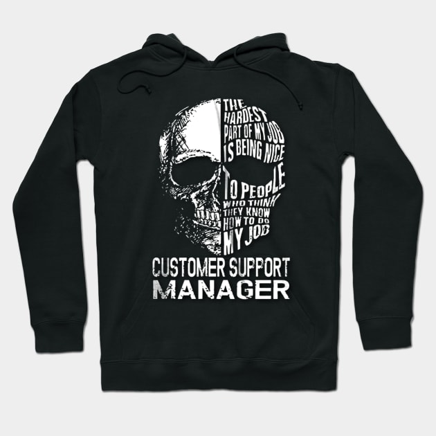 Costomer support manager gift Hoodie by Genio01